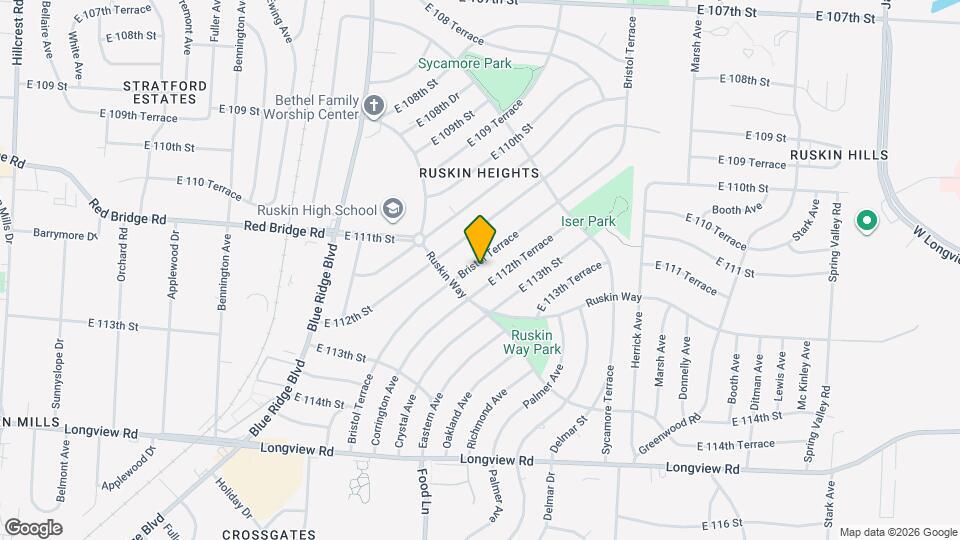 11113 Bristol Terrace Map and Location Details