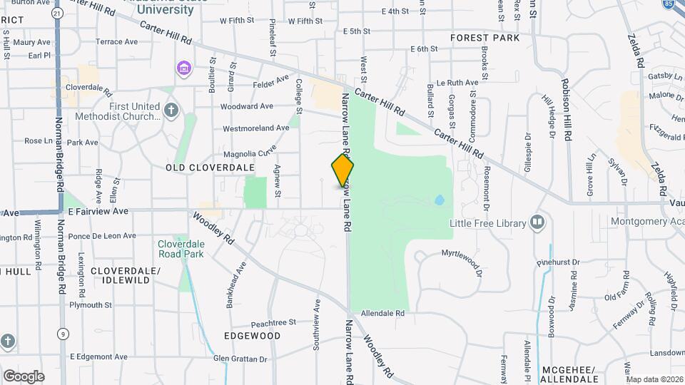 1450 Crenshaw Pl Map and Location Details