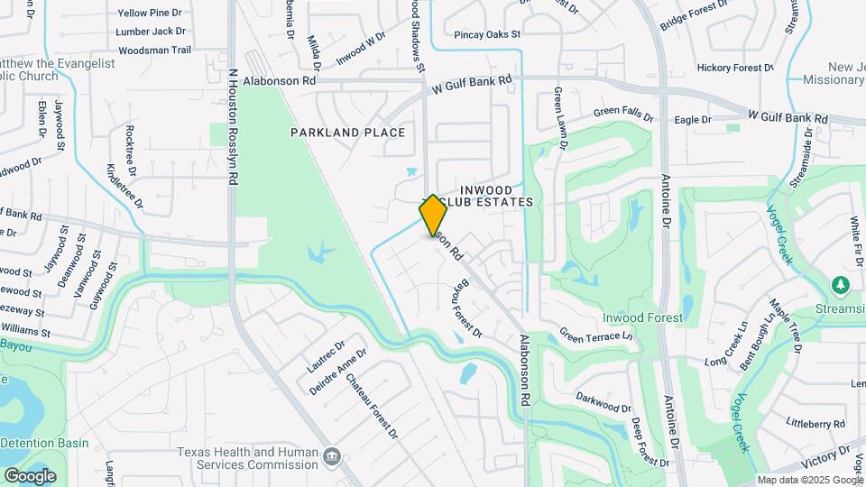 7322 Ridge Oak Dr Map and Location Details