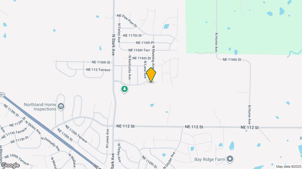 11408 N Manning Ave Map and Location Details