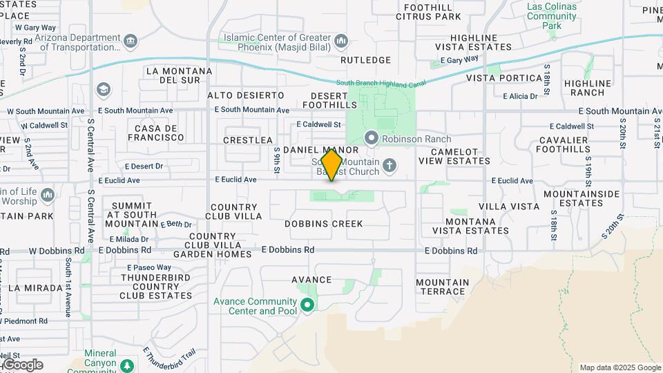 1126 E Pedro Rd Map and Location Details