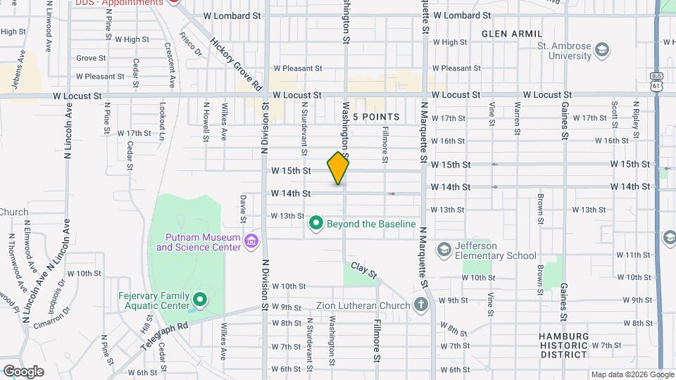 1508 W 14th St, Unit 4 Mapa y Detalles de la Ubicación