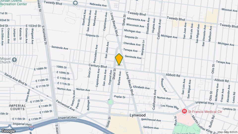 3213 Century Blvd Map and Location Details