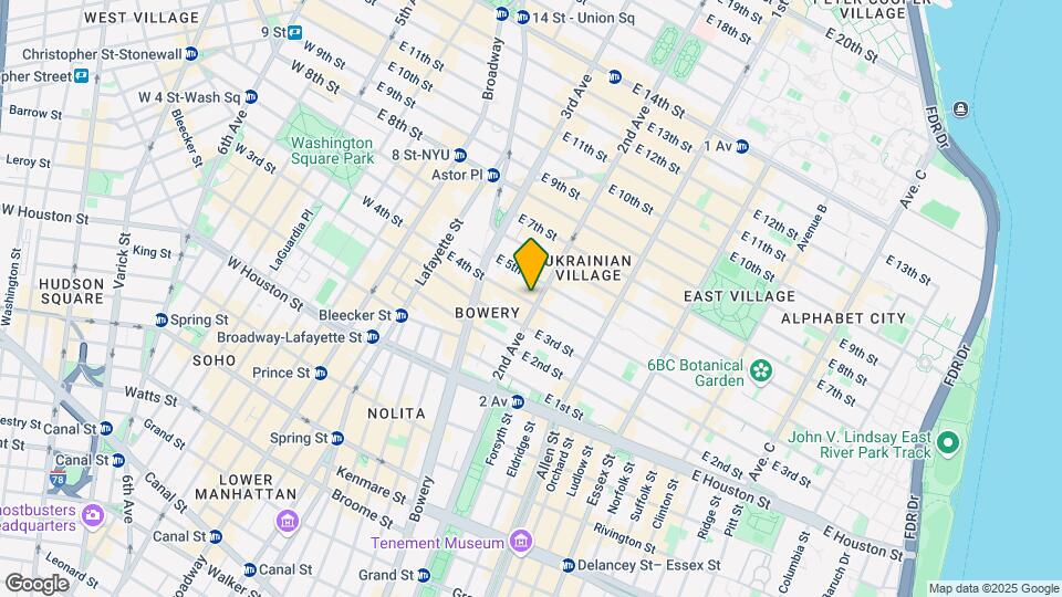 71 Second Ave Mapa y Detalles de la Ubicación