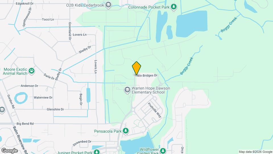 12811 Twin Bridges Dr Mapa y Detalles de la Ubicación
