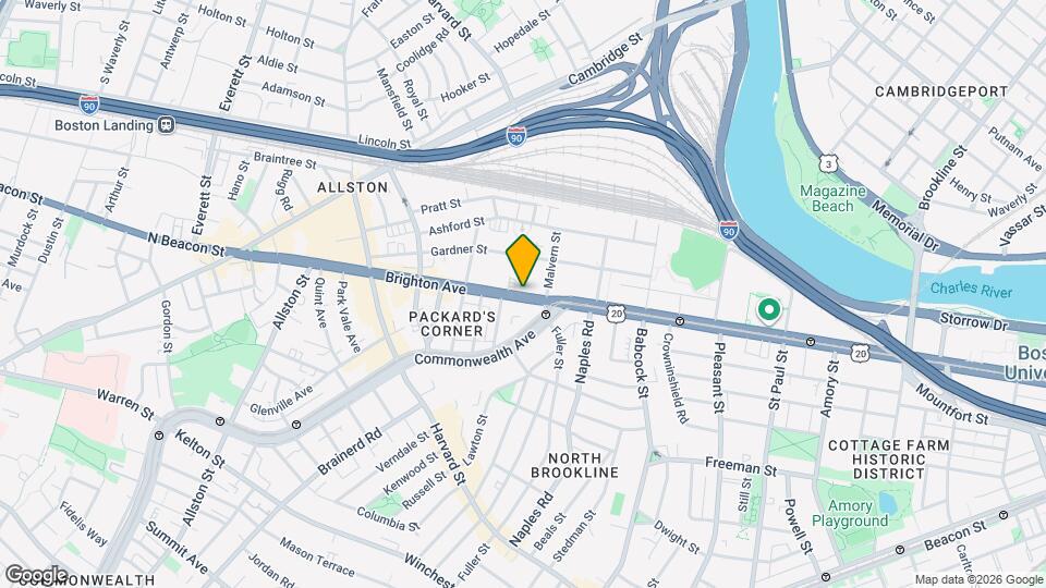 27 Brighton Ave Map and Location Details