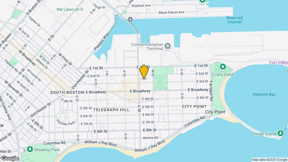 626 E 3rd St, Unit 2 Map and Location Details