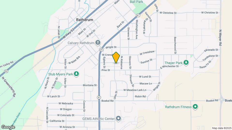 14872 N Ohio St Map and Location Details