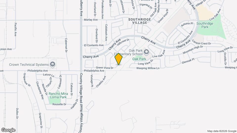 13979 Green Vista Dr Map and Location Details