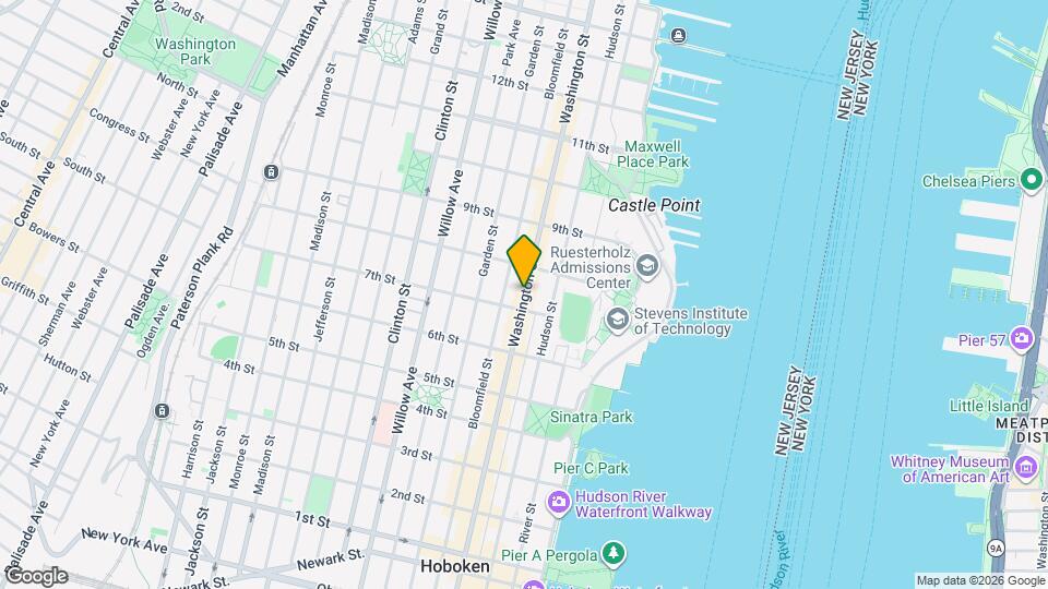 728 Washington St Map and Location Details