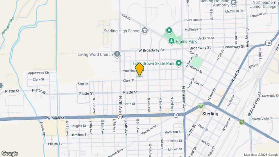 428 Clark St Map and Location Details