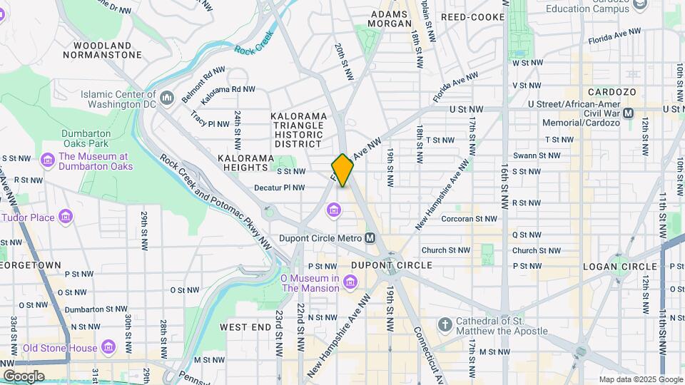 1709 21st St NW Map and Location Details
