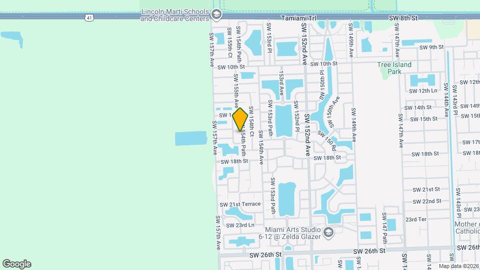 1598 SW 154th Path Map and Location Details