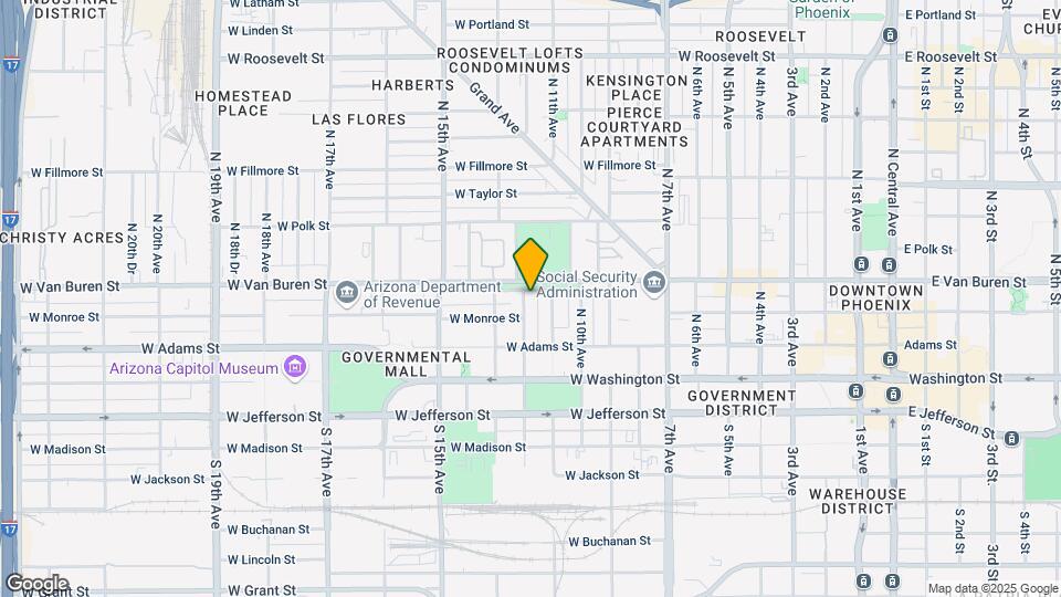 12th Ave Coach House Map and Location Details