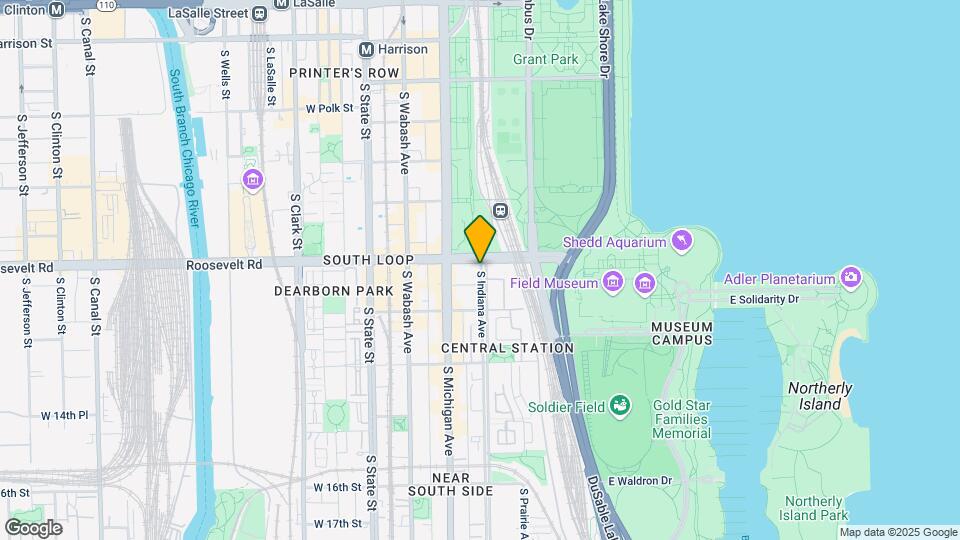 1222 S Indiana Ave Mapa y Detalles de la Ubicación