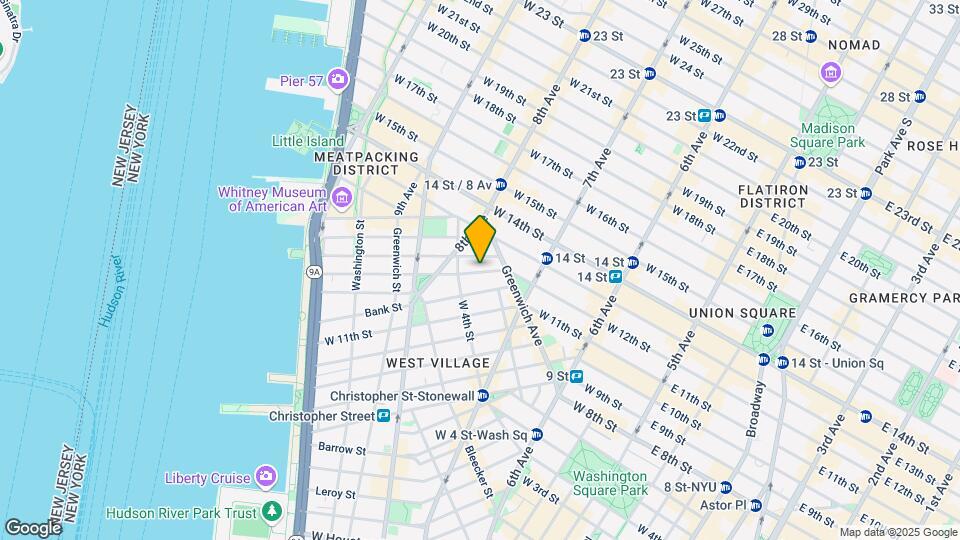 257 W 12th St Map and Location Details