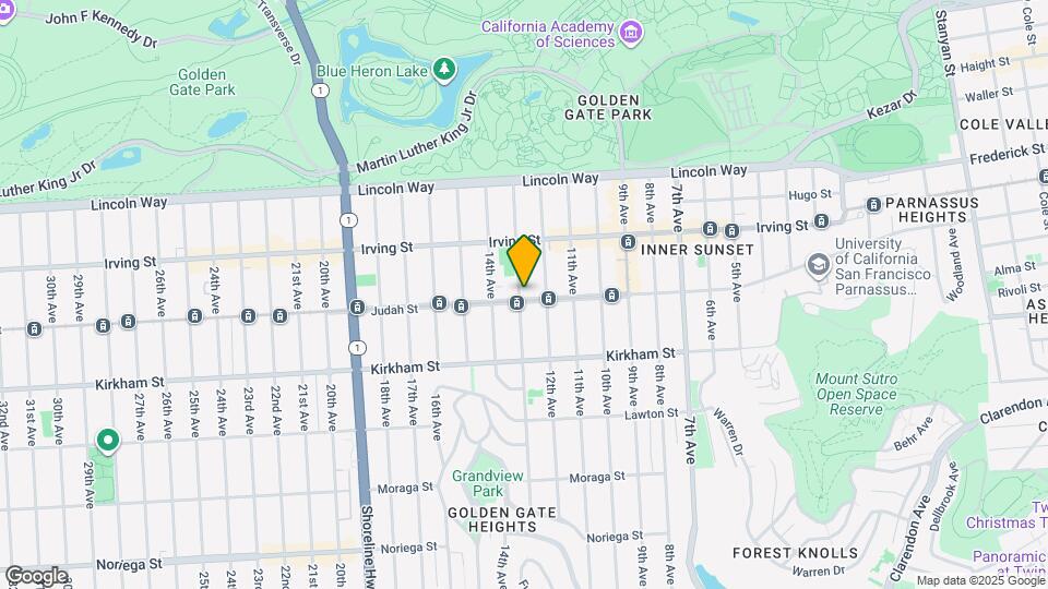 1392 Funston Ave Map and Location Details