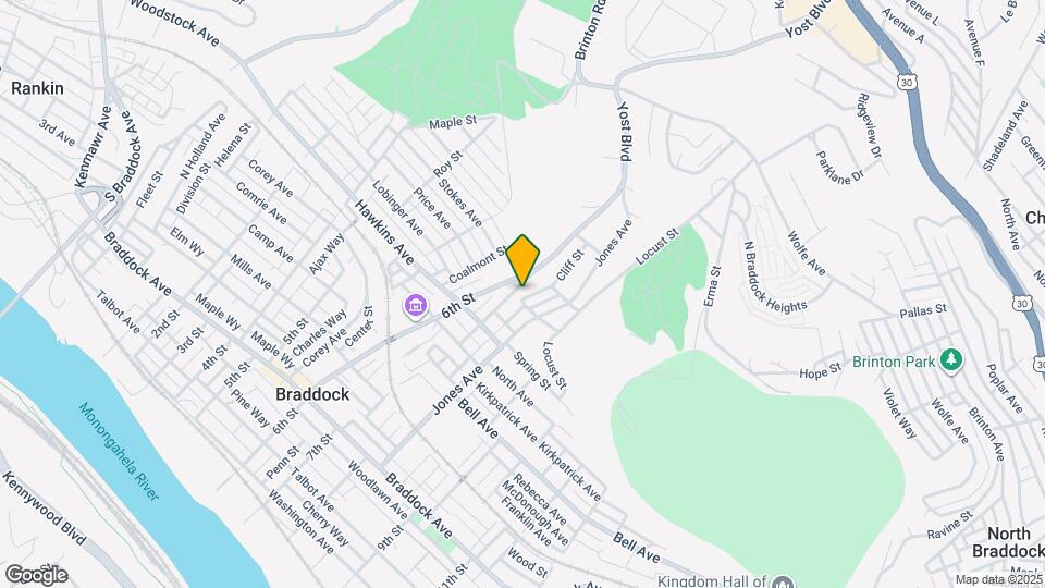 903 Cliff St Map and Location Details