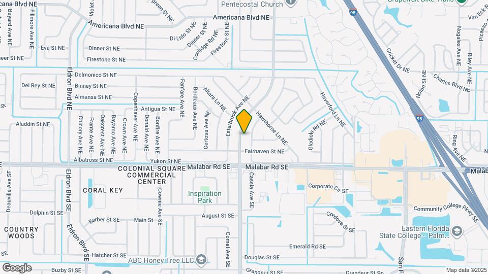 1421 Emerson Dr NE Map and Location Details