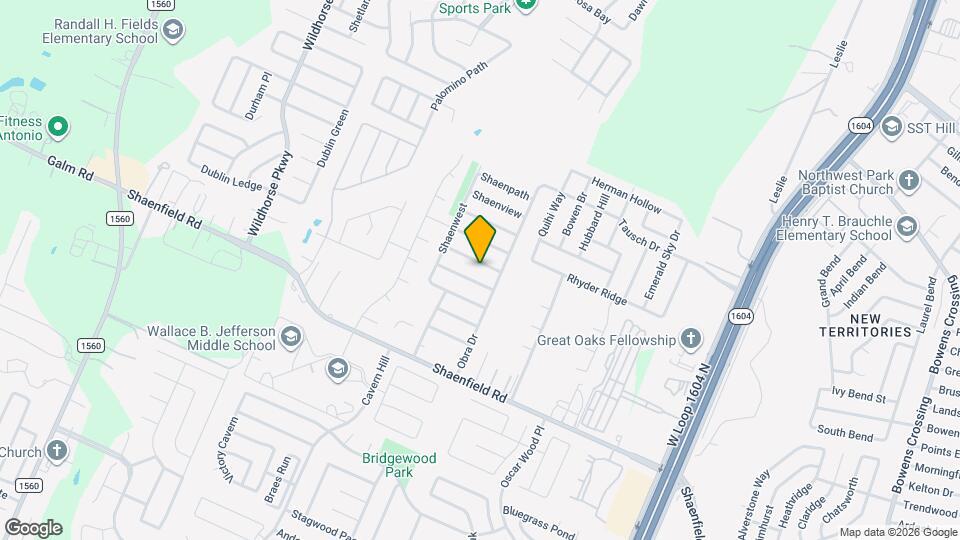 10622 Shaencrest, Unit 0506 Map and Location Details