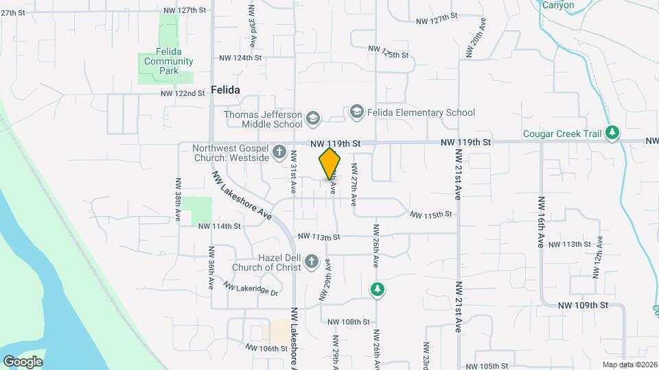 11614 NW 28th Ave Map and Location Details