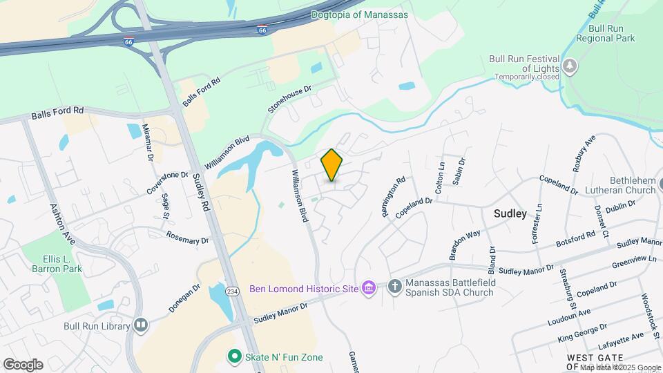 10448 Rapidan Ln Map and Location Details