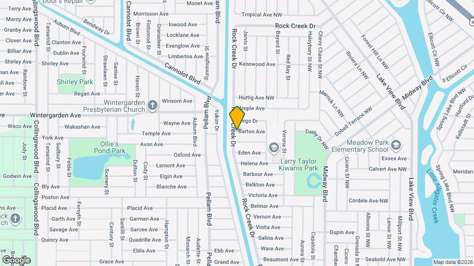 1299 Barton Ave Map and Location Details