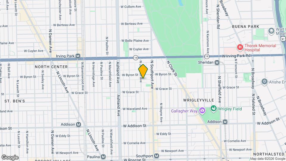 3843 N Janssen Ave, Unit A05W Map and Location Details