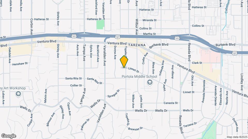 5369 Topeka Dr Map and Location Details