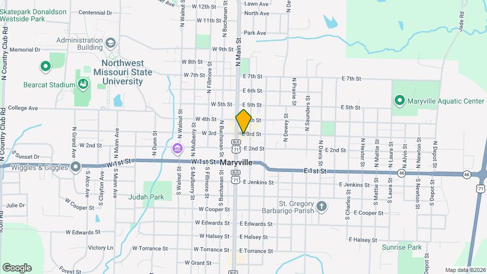 112-116 E 3rd St Map and Location Details