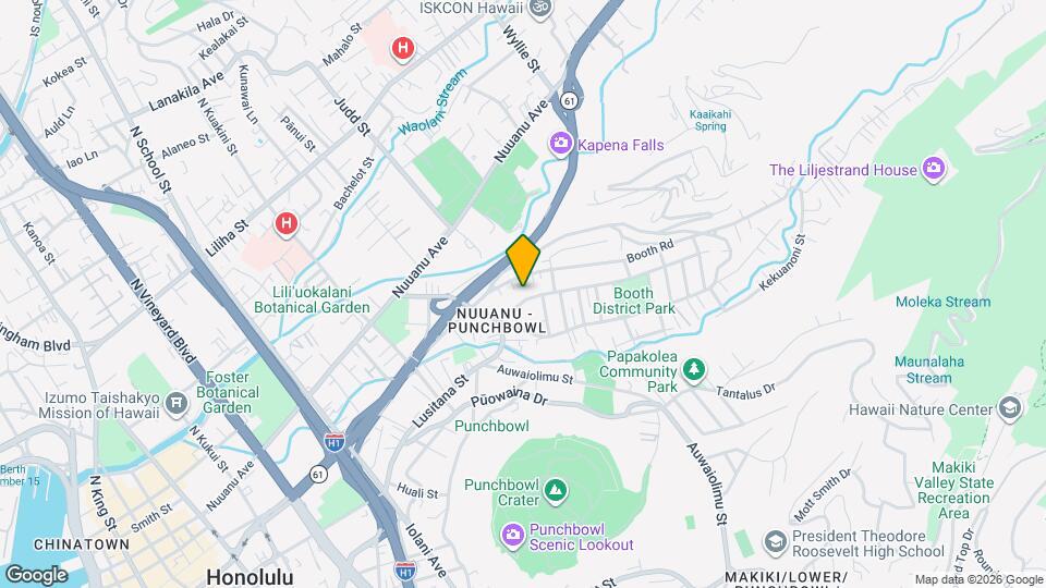 2144 Kanealii Ave Map and Location Details