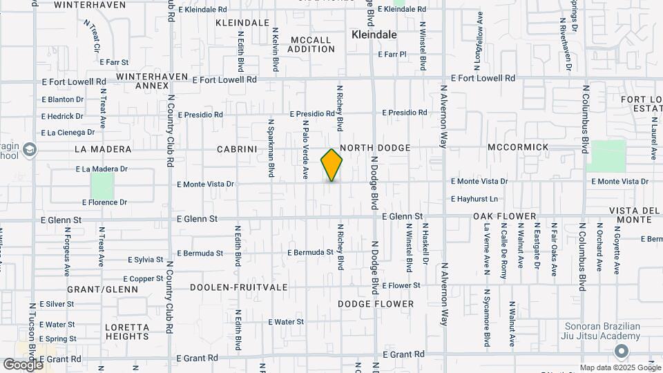 3546-3550 E Monte Vista Dr Map and Location Details