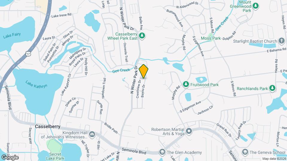 760 Bayou Dr Map and Location Details