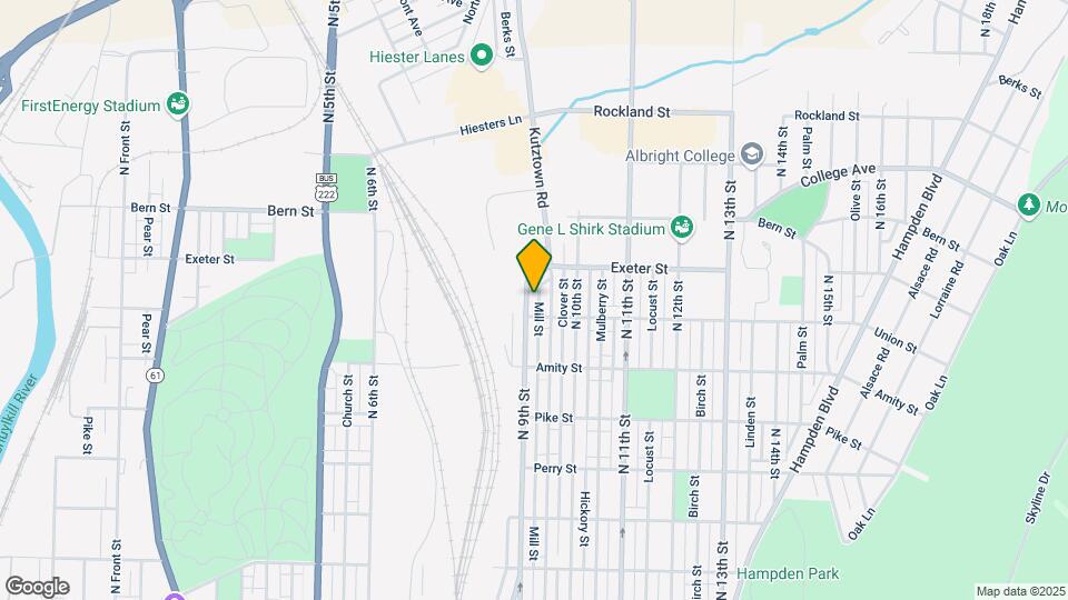 1607 N 9th St Mapa y Detalles de la Ubicación