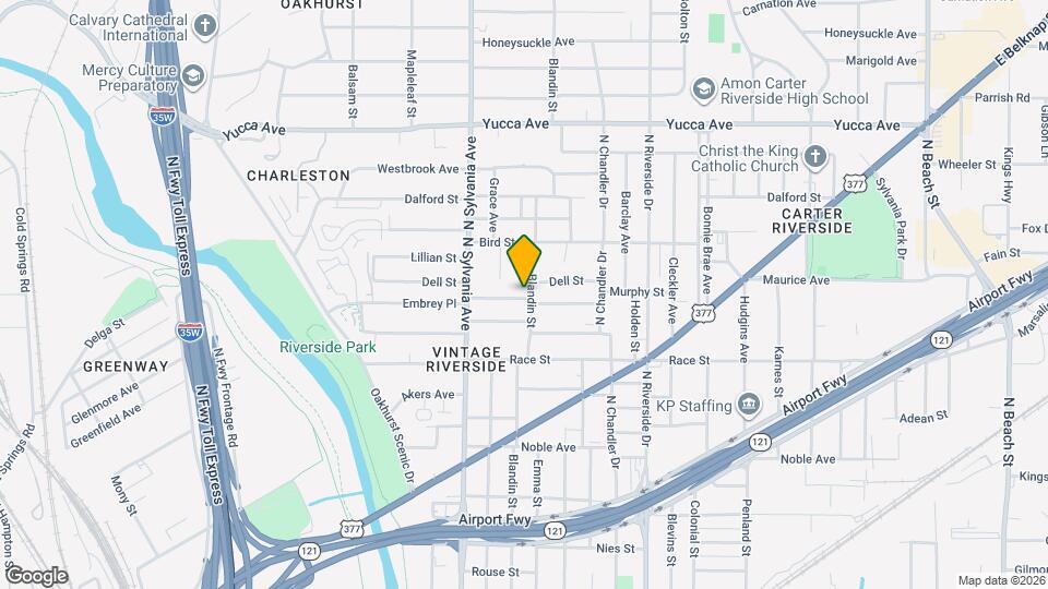 901 Blandin St Map and Location Details