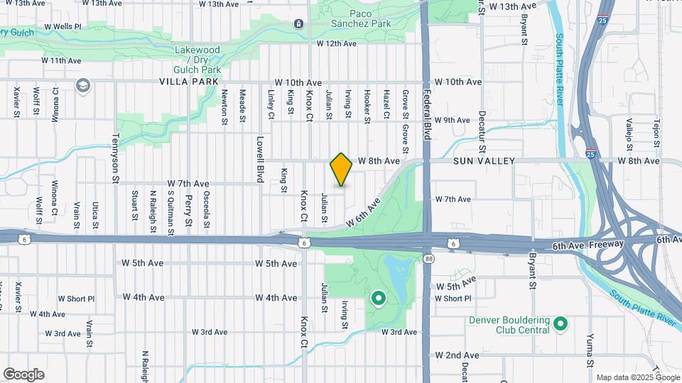 3301 W 7th Ave Map and Location Details