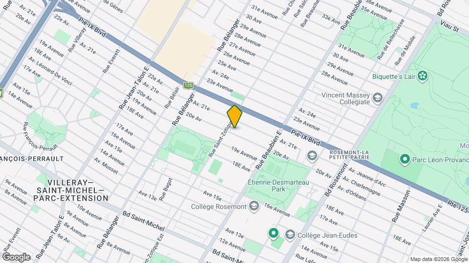 6685 20E Av Map and Location Details