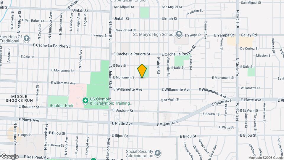 623 Iowa Ave Map and Location Details
