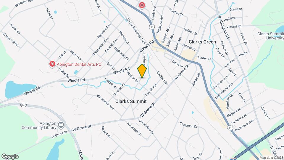 431 Center St Map and Location Details