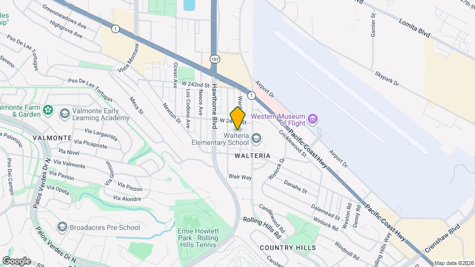 24427 Ward St Map and Location Details