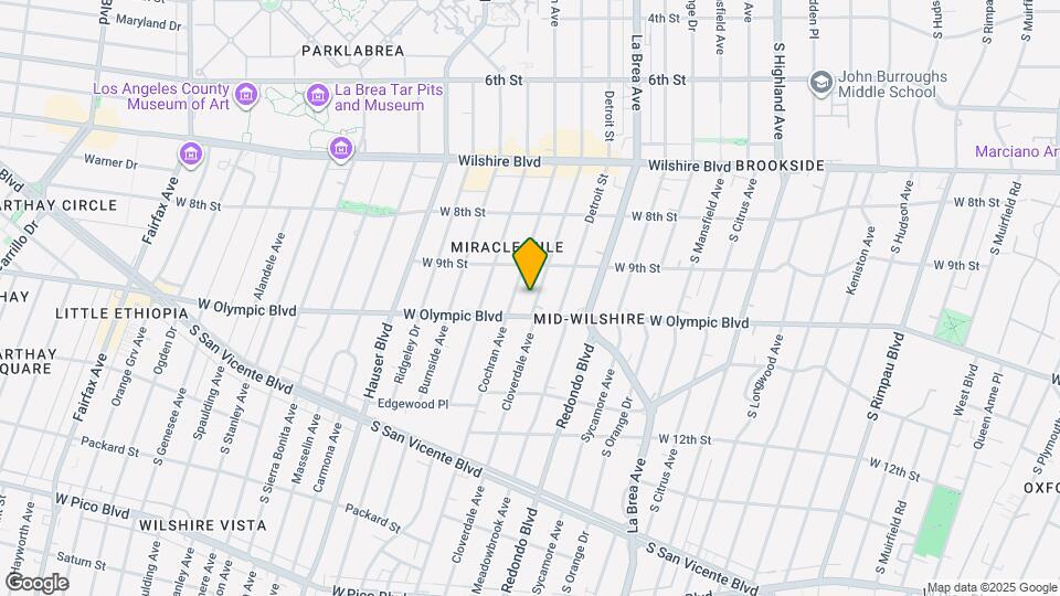 941 Cloverdale Ave Map and Location Details