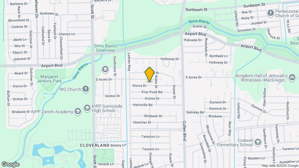 4219 Dacca Dr Map and Location Details