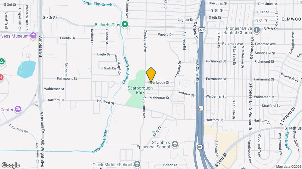 5333 Benbrook St Map and Location Details