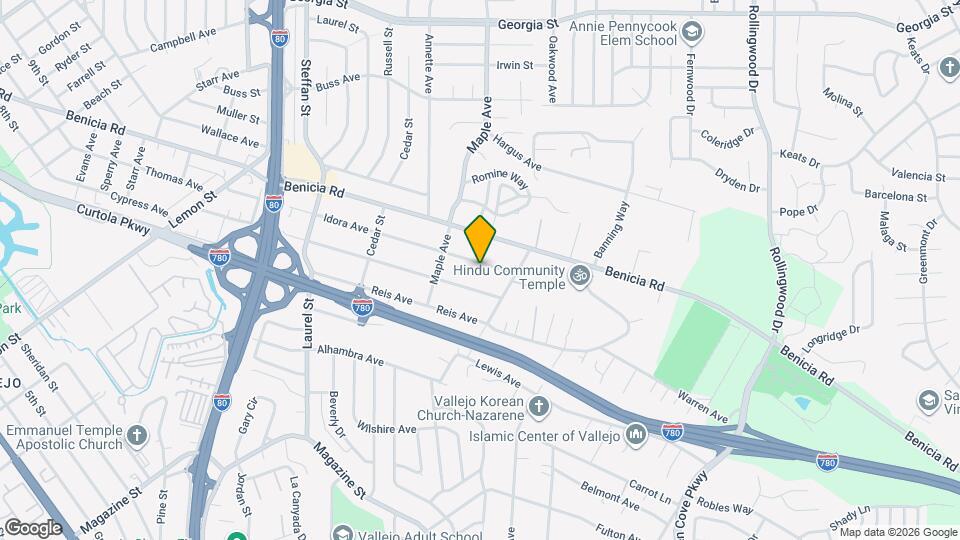 457 Idora Ave Map and Location Details