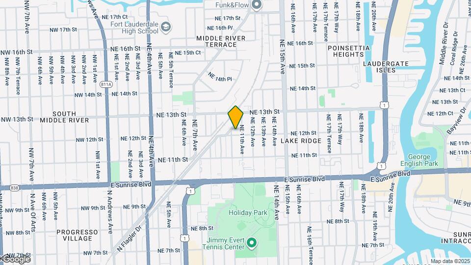 1007 NE 12th St Mapa y Detalles de la Ubicación