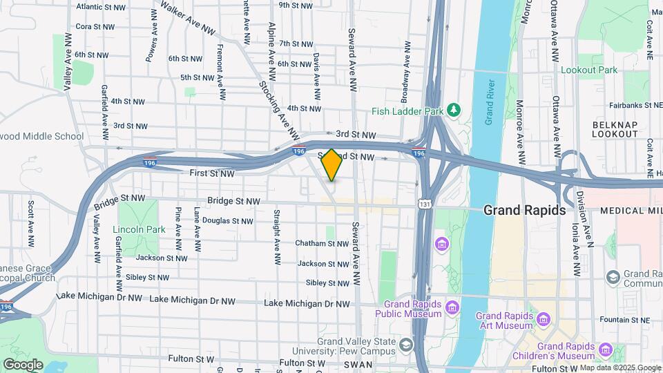 636 First St NW Map and Location Details