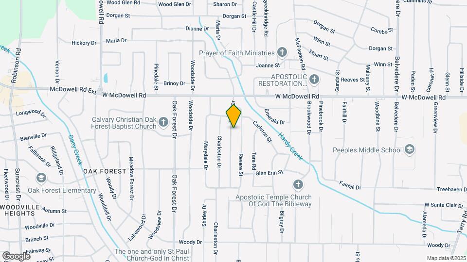 2732 Teresa Dr Map and Location Details