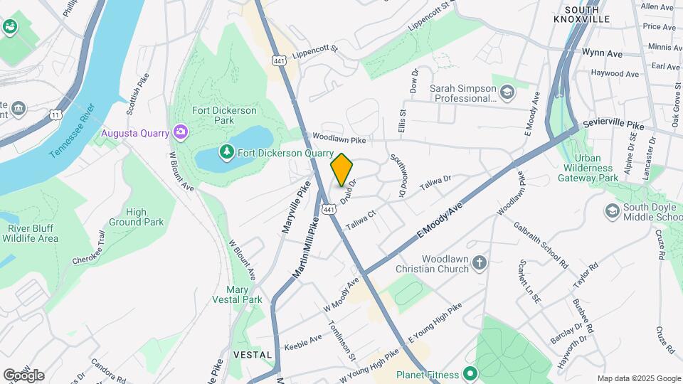 131 Druid Dr Mapa y Detalles de la Ubicación