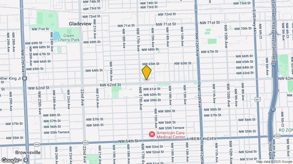 1601 NW 62nd St Map and Location Details