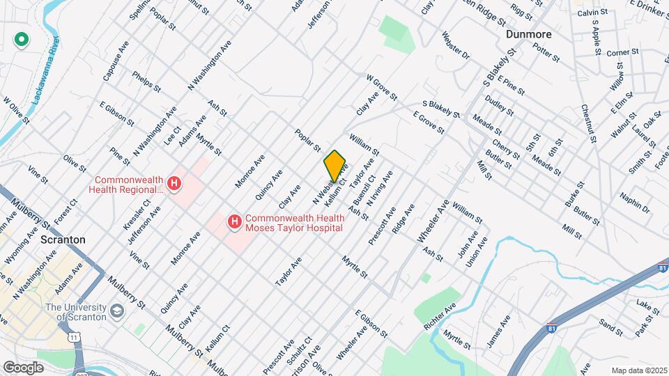 1012 N Webster Ave Map and Location Details